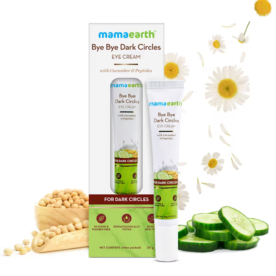 Mamaearth Bye Bye Dark Circles Eye Cream 20G