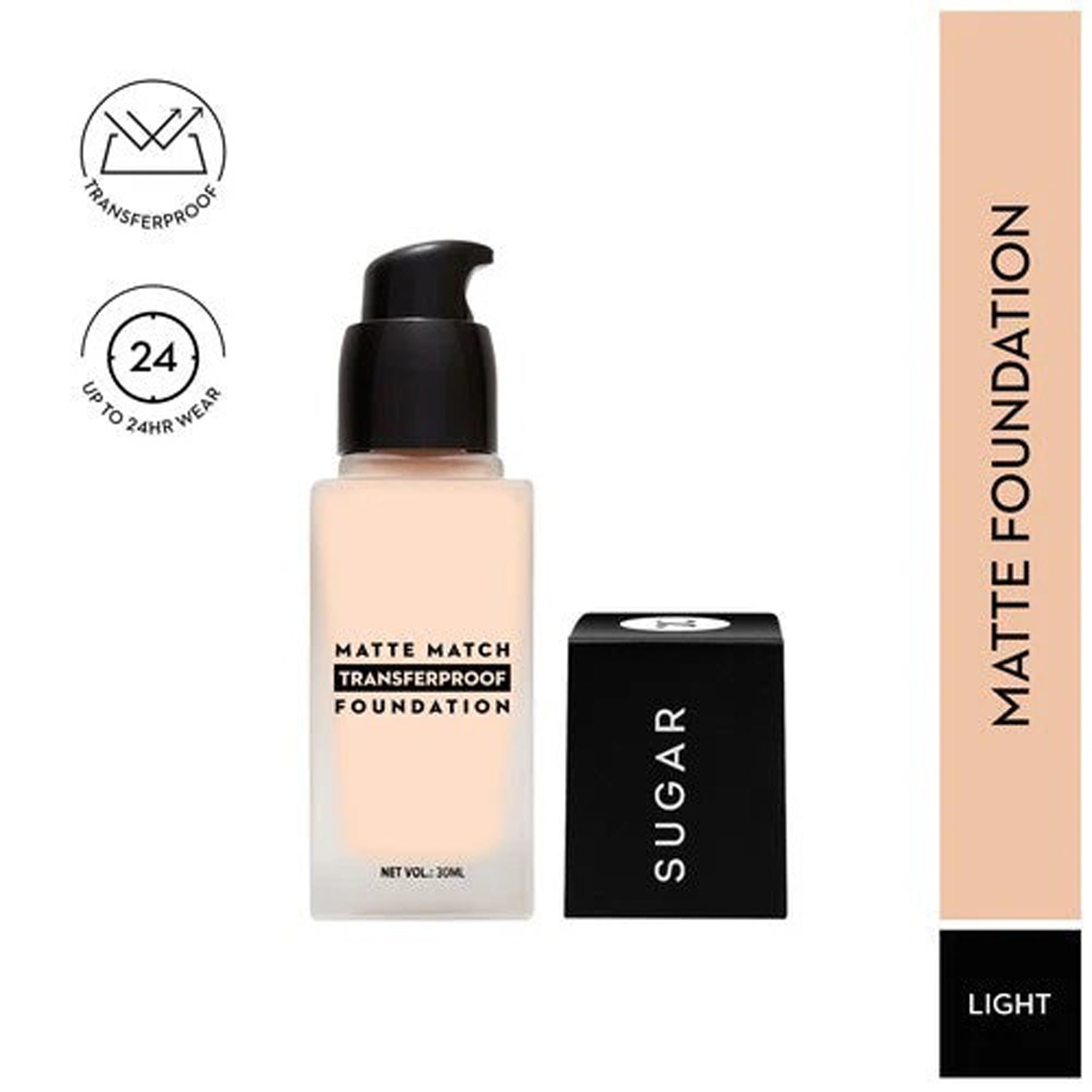 Sugar Matte Match Transferproof Foundation 30Ml