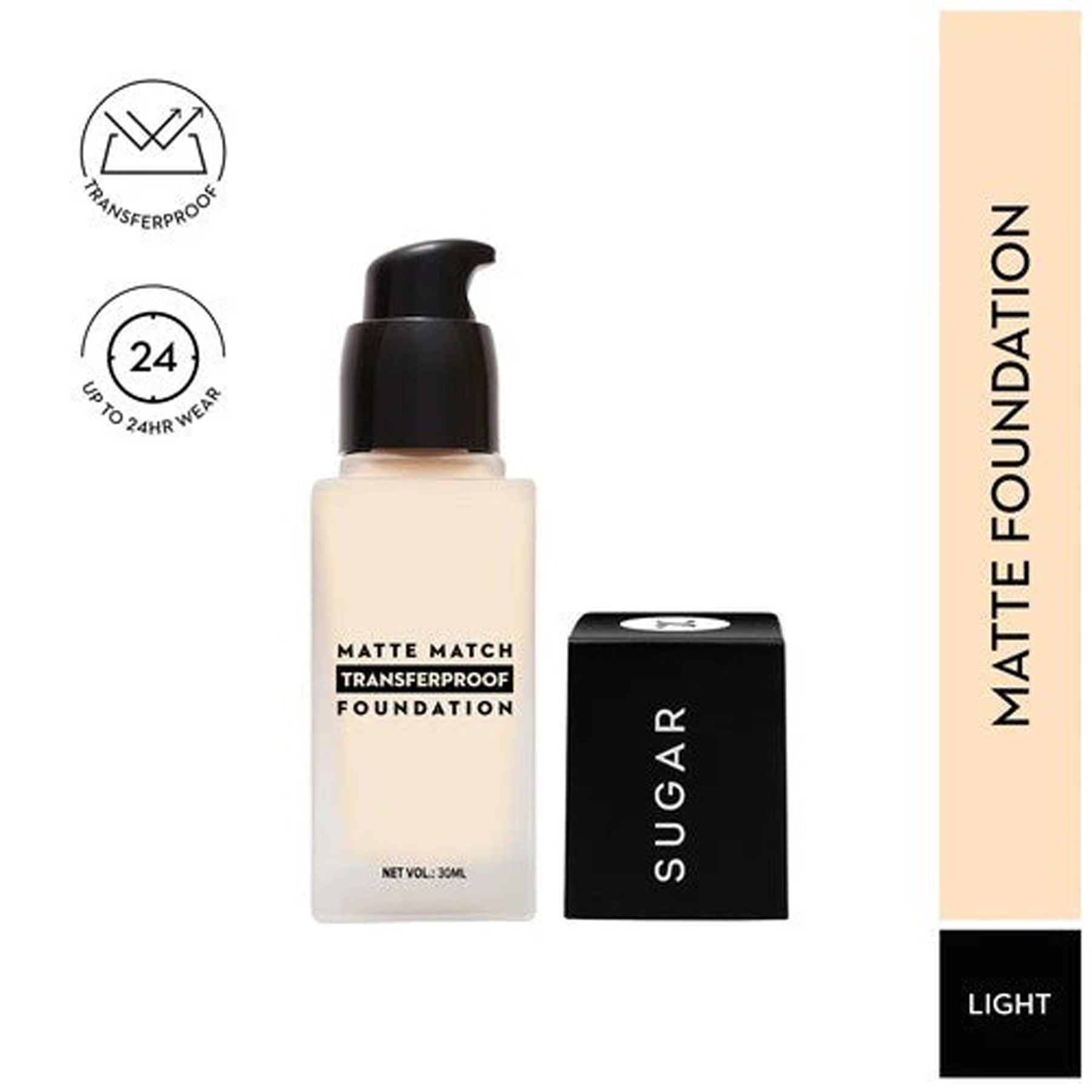 Sugar Matte Match Transferproof Foundation 30Ml