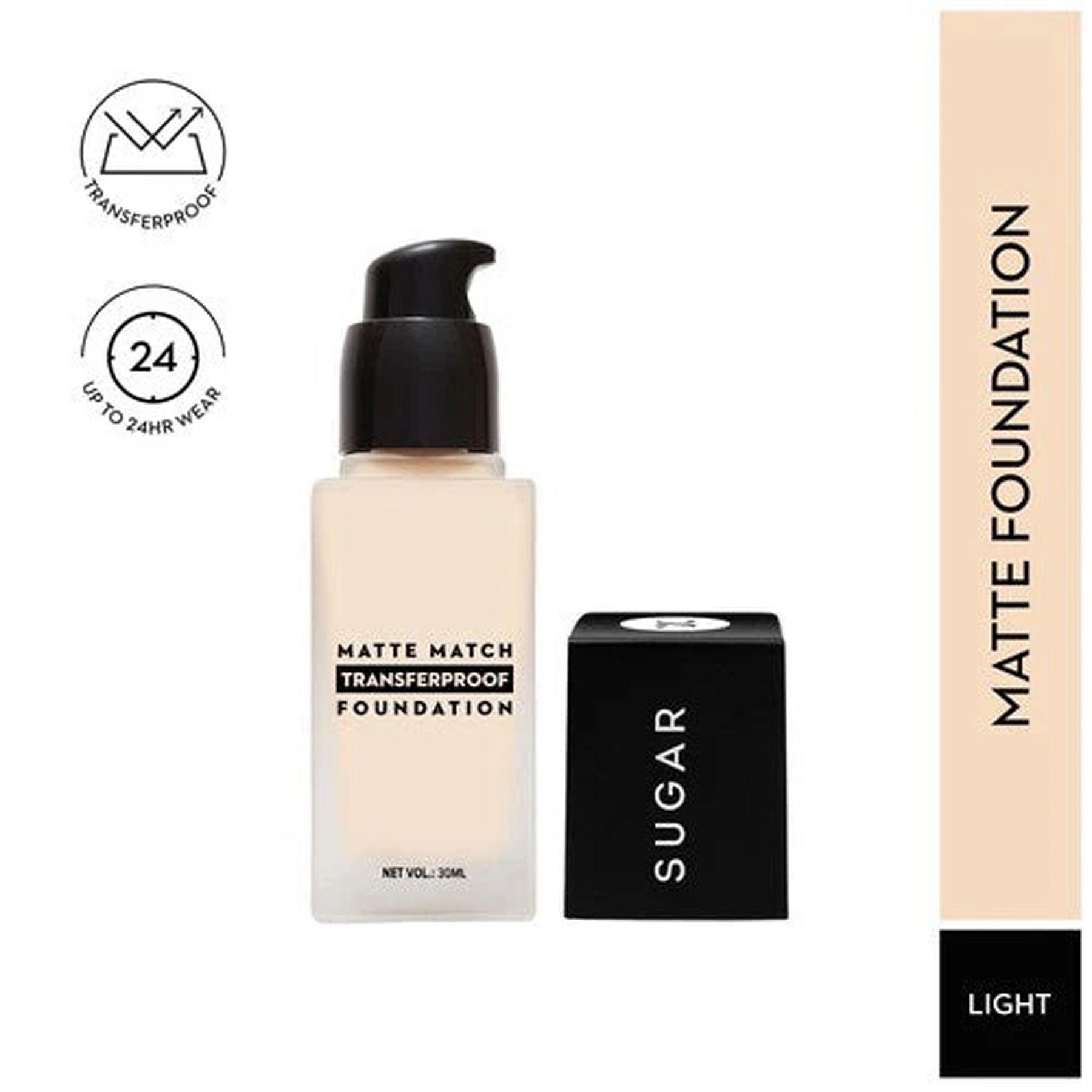 Sugar Matte Match Transferproof Foundation 30Ml