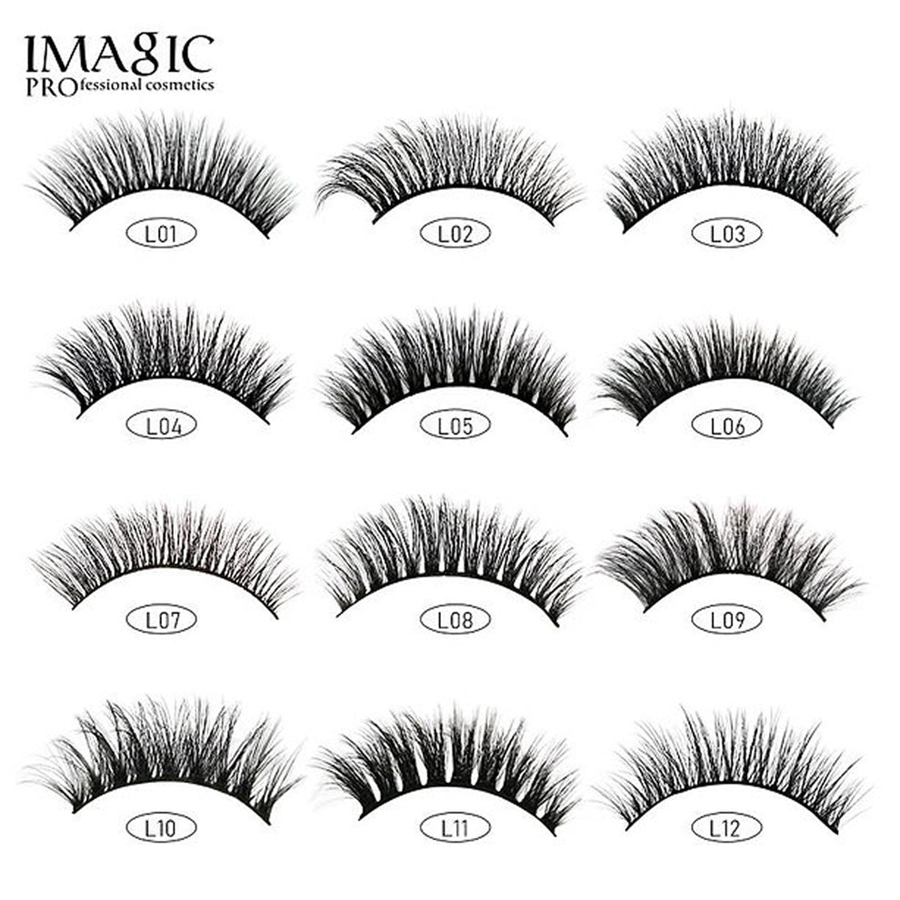 Imagic Handmade 3D Fake Eyelashes Kit 10P Box
