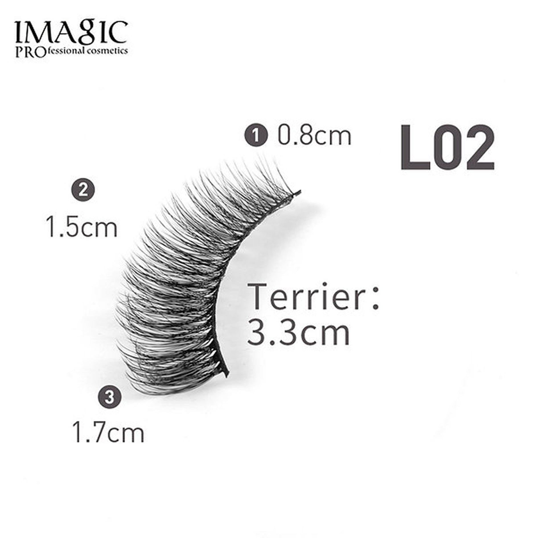 Imagic Handmade 3D Fake Eyelashes Kit 10P Box