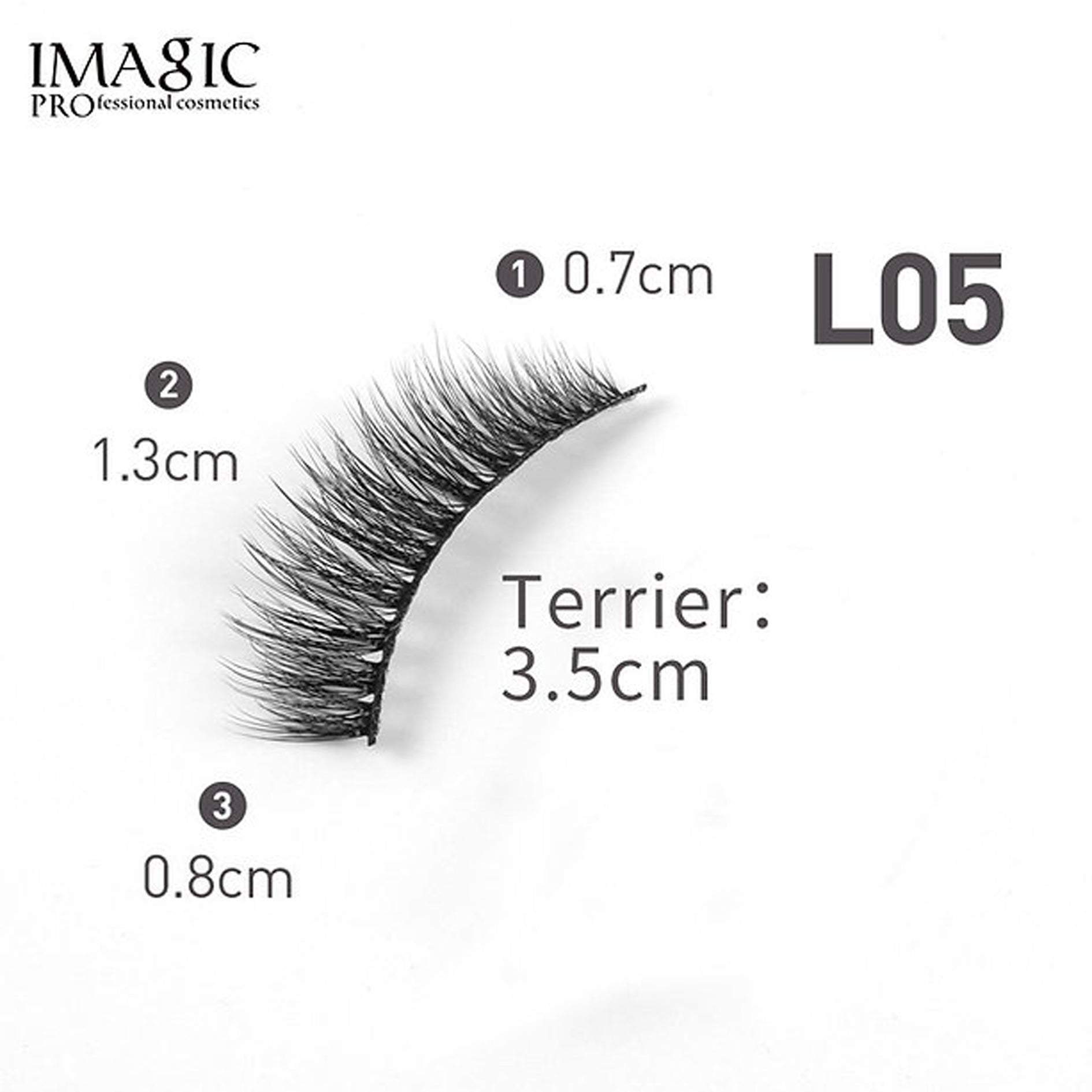 Imagic Handmade 3D Fake Eyelashes Kit 10P Box