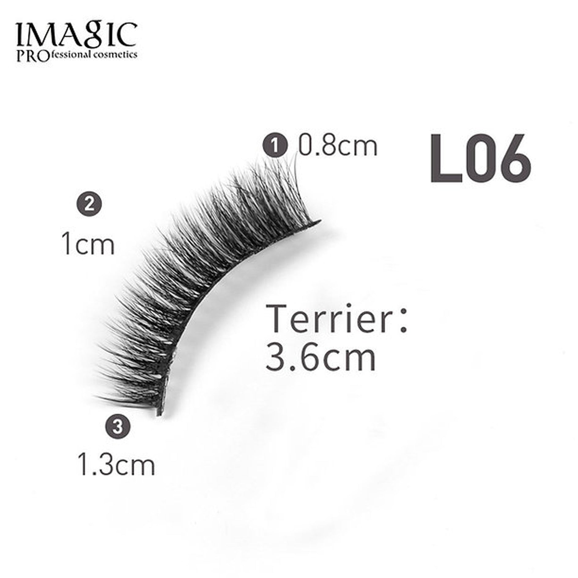 Imagic Handmade 3D Fake Eyelashes Kit 10P Box