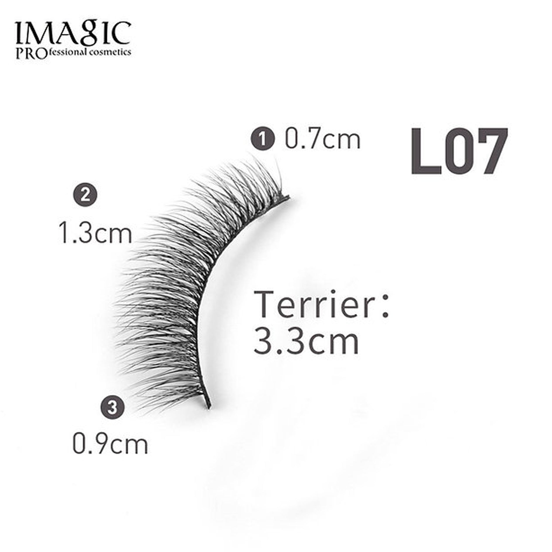 Imagic Handmade 3D Fake Eyelashes Kit 10P Box