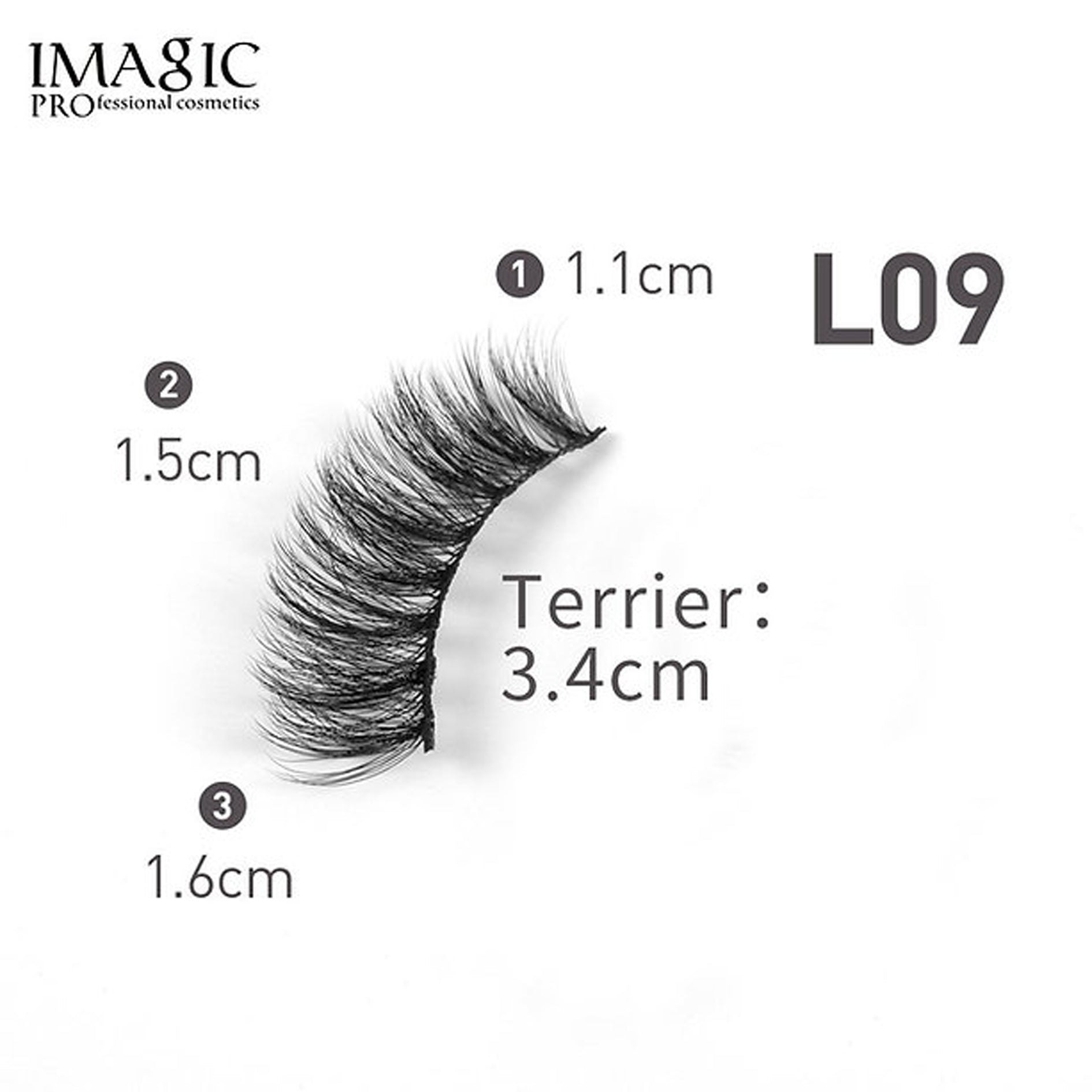 Imagic Handmade 3D Fake Eyelashes Kit 10P Box