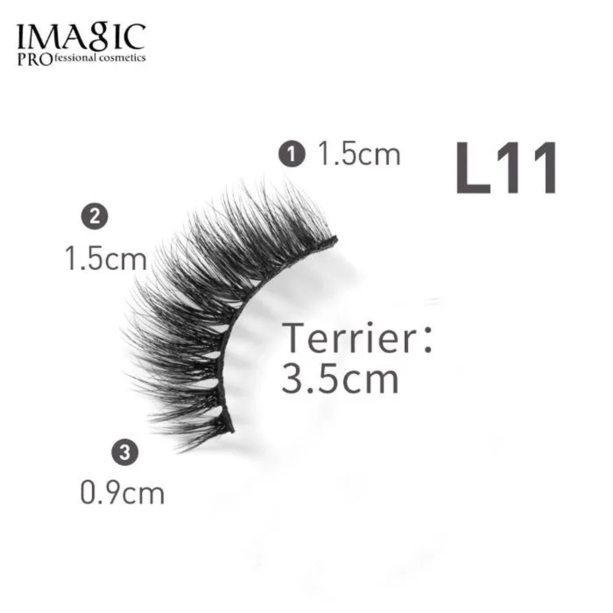 Imagic Handmade 3D Fake Eyelashes Kit 10P Box