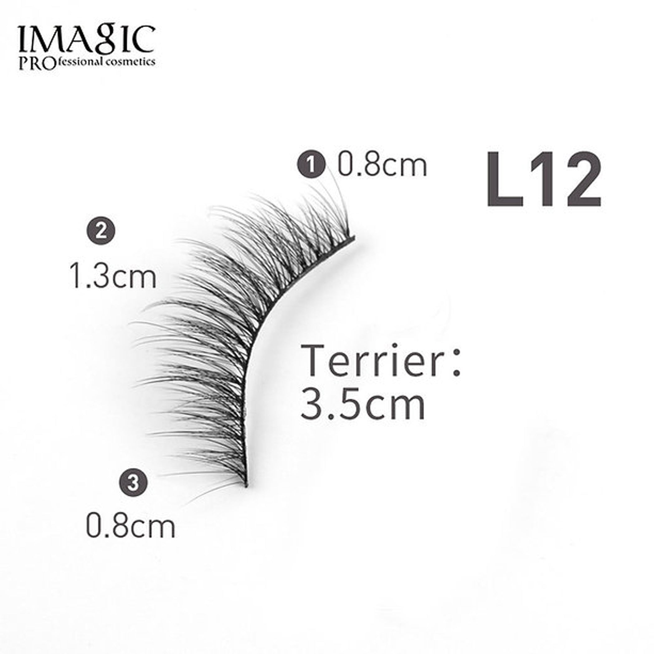 Imagic Handmade 3D Fake Eyelashes Kit 10P Box