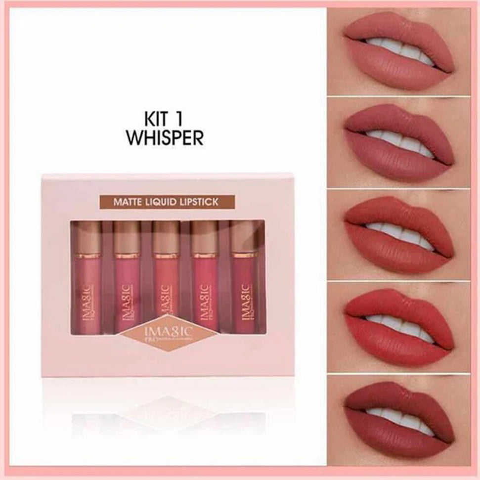 Imagic Matte Liquid Lipstick Kit 5*5G