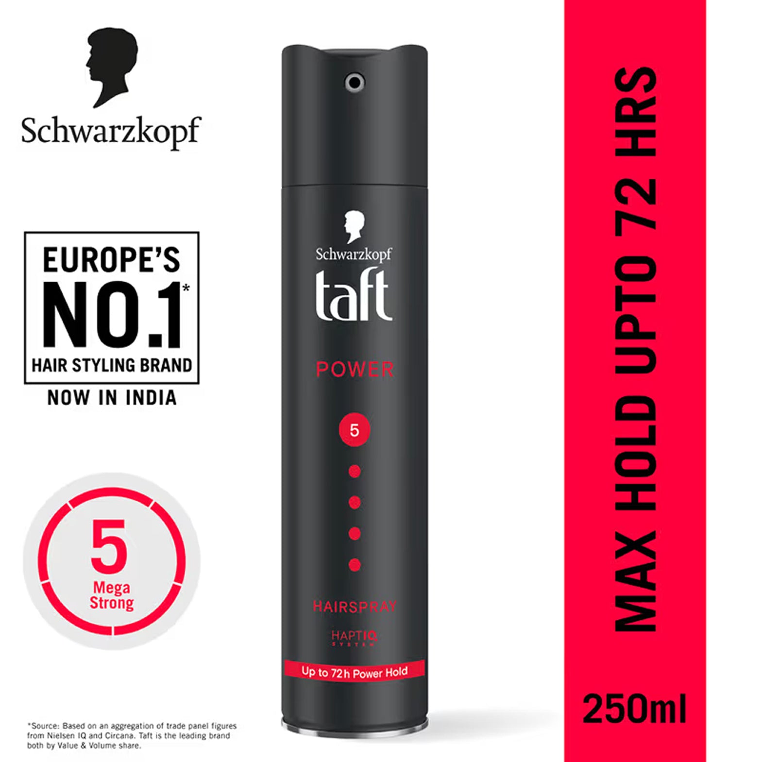 Schwarzkopf Taft Hairspray For Power Hold 250Ml
