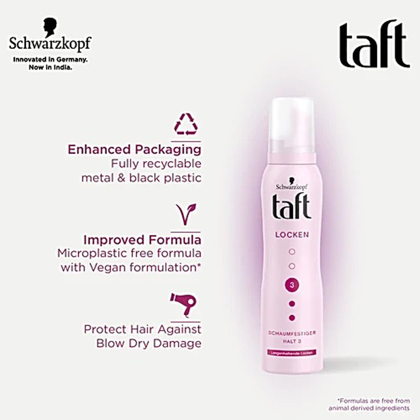 Schwarzkopf Taft Hair Mousse 150Ml