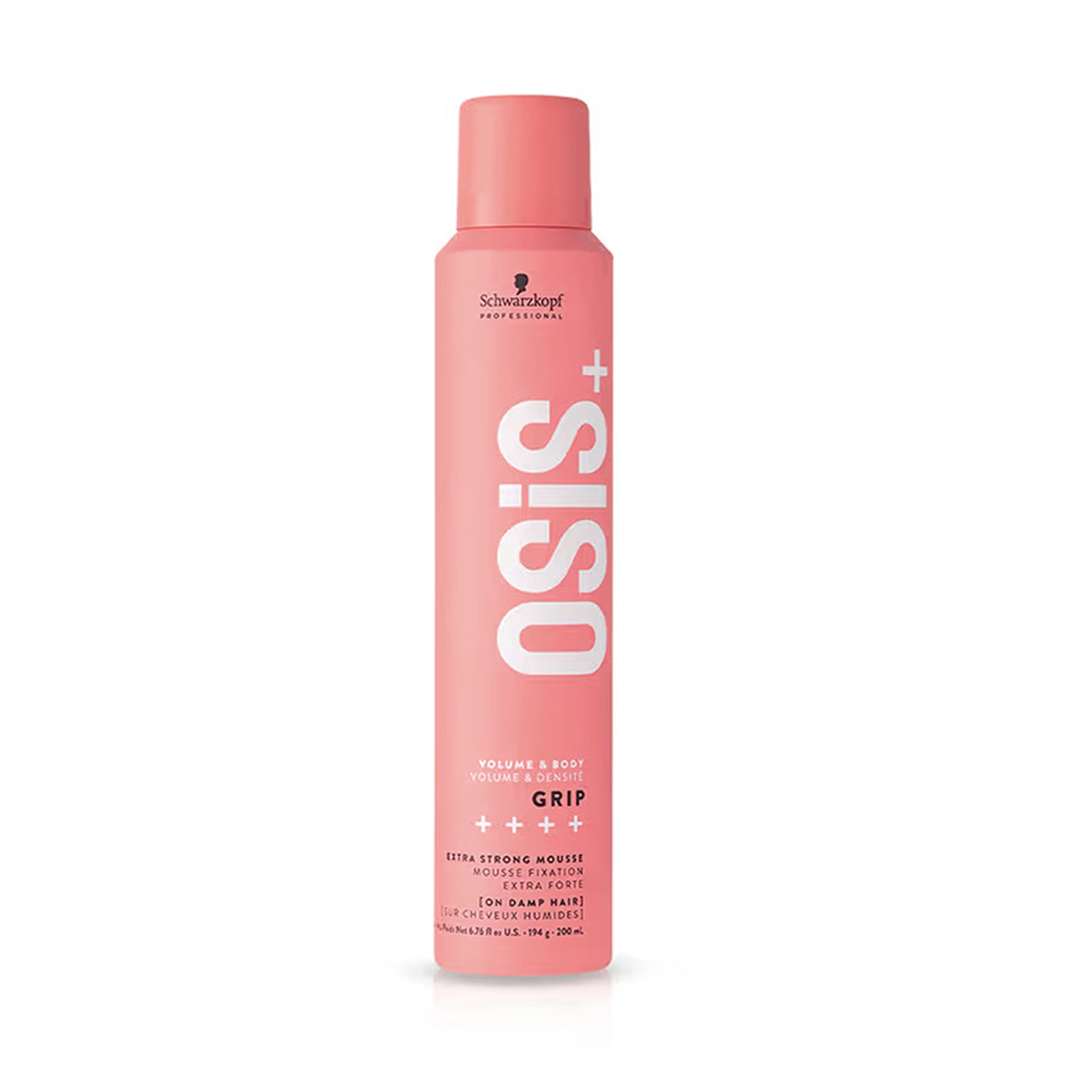 Schwarzkopf Professional Osis+Grip Extra Strong Mousse For Volume & Body 200Ml