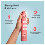 Schwarzkopf Professional Osis+Grip Extra Strong Mousse For Volume & Body 200Ml