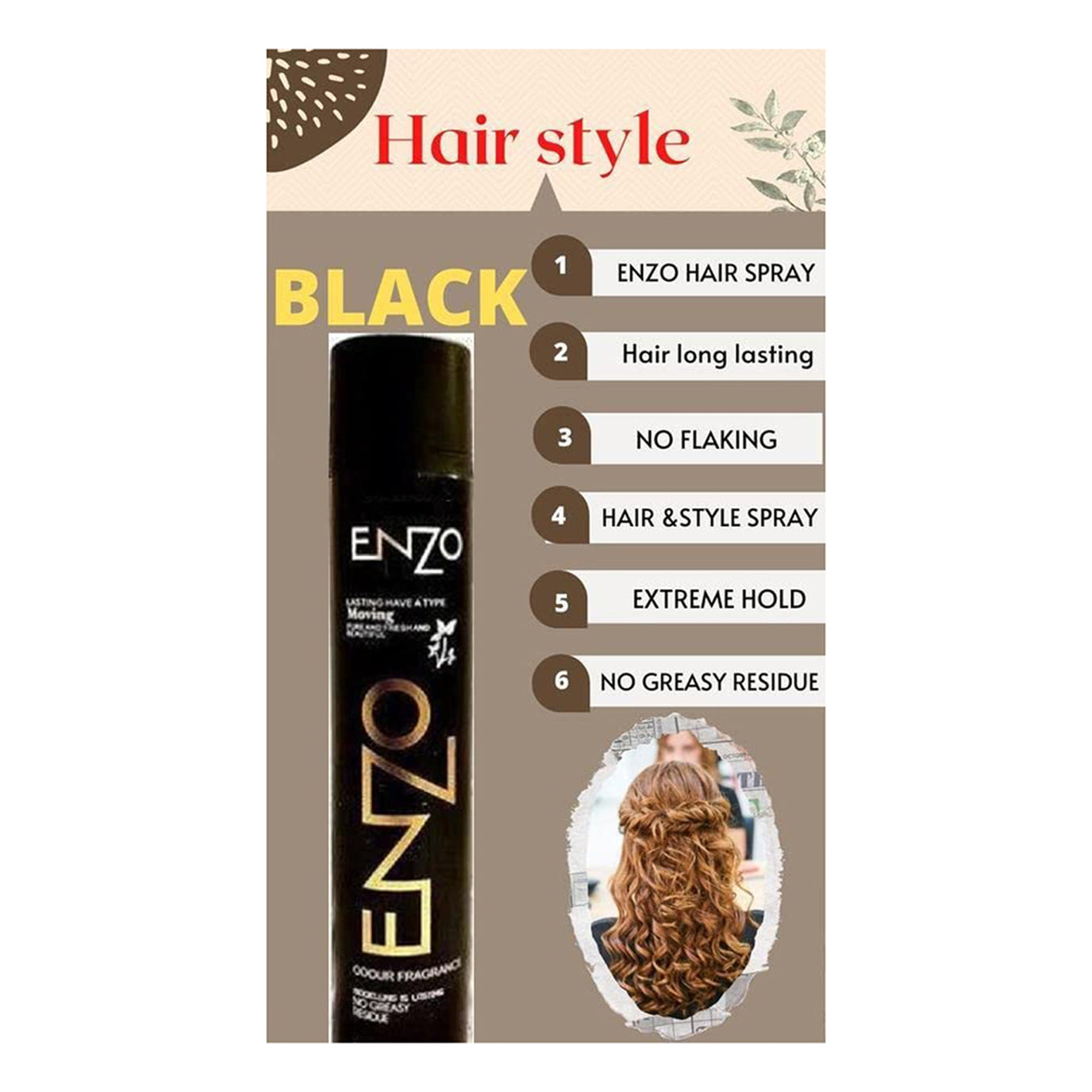 Knk Enzo Hair Spray 420Ml
