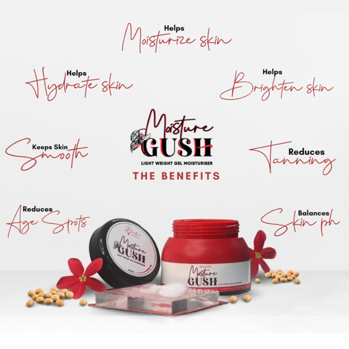 Beauflex Flex Your Beauty Moisture Gush Light Weight Gel Moisturizer 100Ml