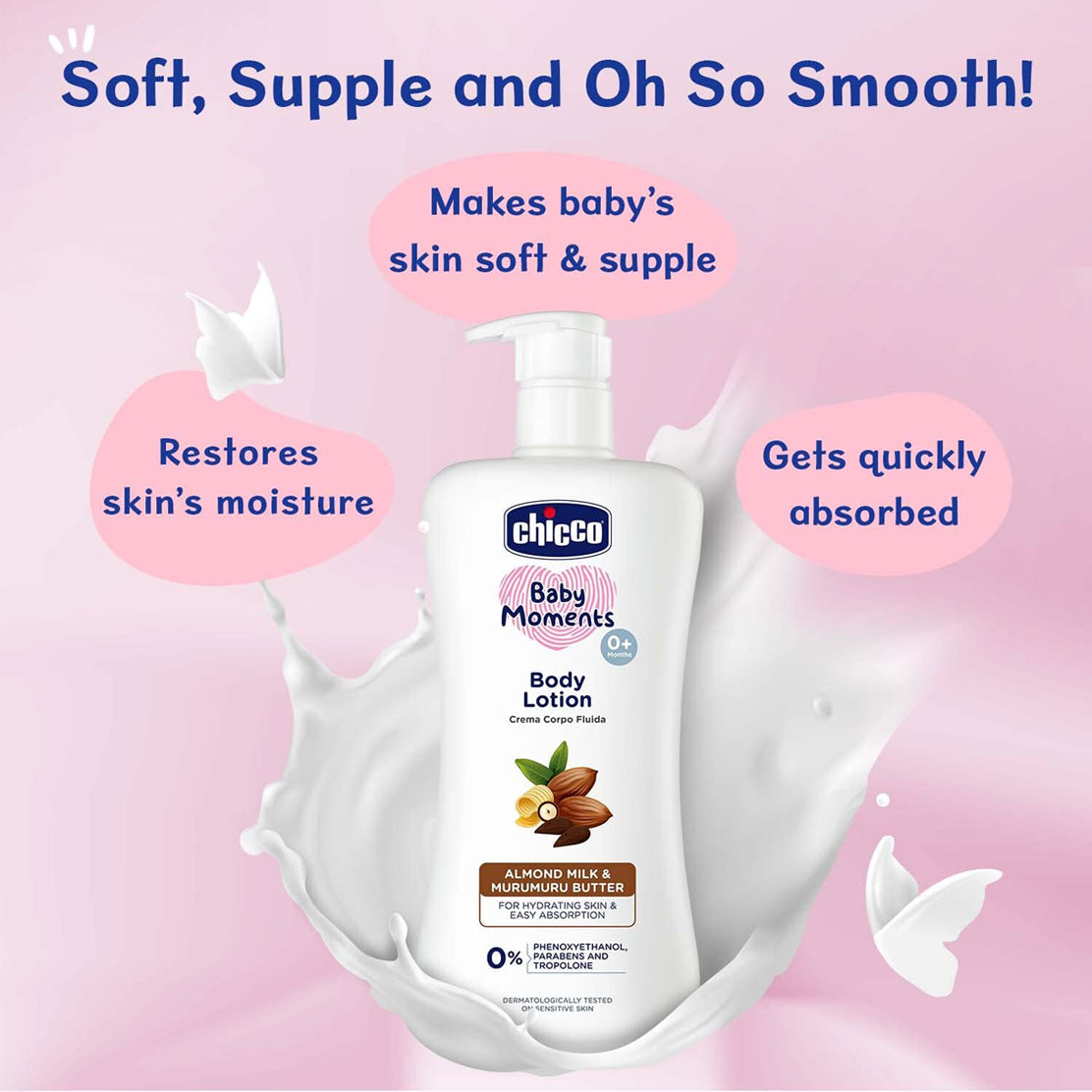 Chicco Baby Body Lotion Almond Milk & Murumuru Butter