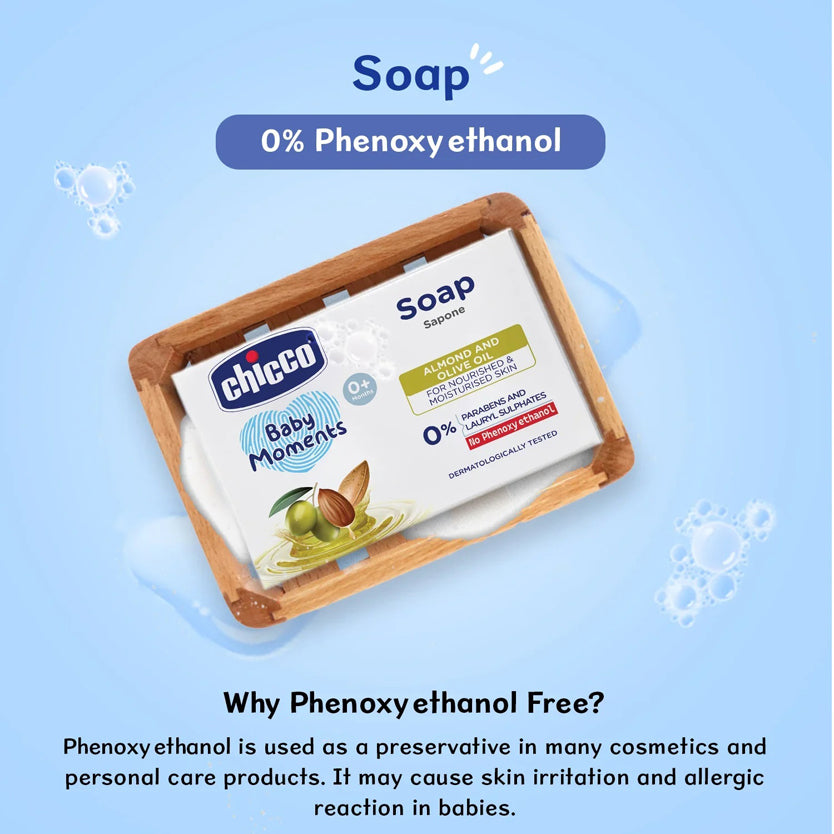 Chicco Baby Soap Almond And Olive Oil