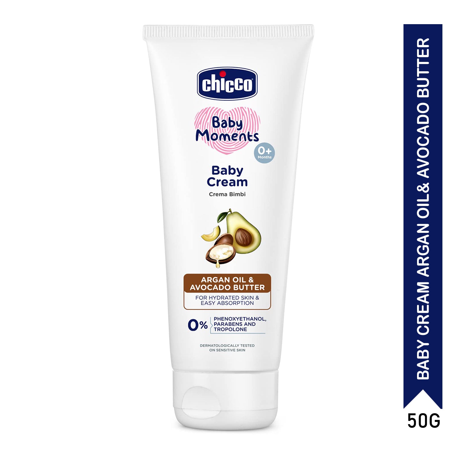 Chicco Baby Cream Argan Oil & Avocado Butter