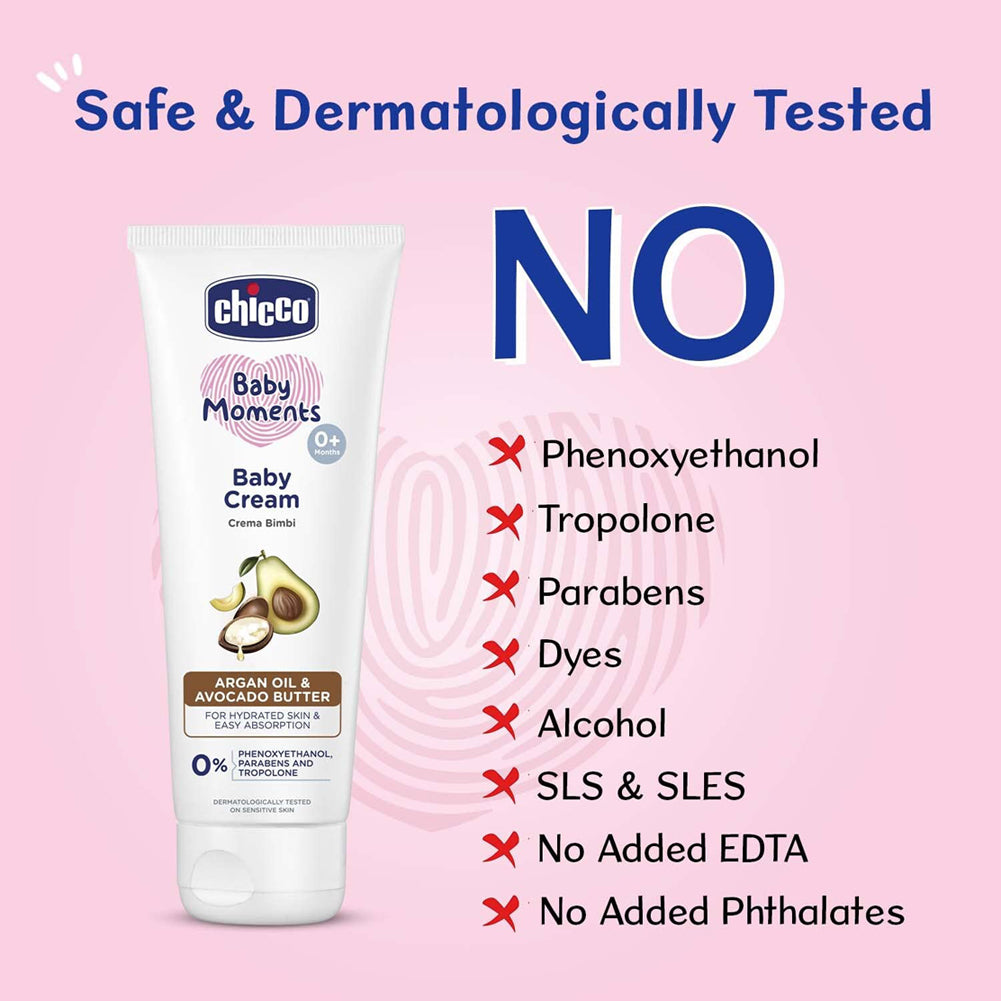 Chicco Baby Cream Argan Oil & Avocado Butter