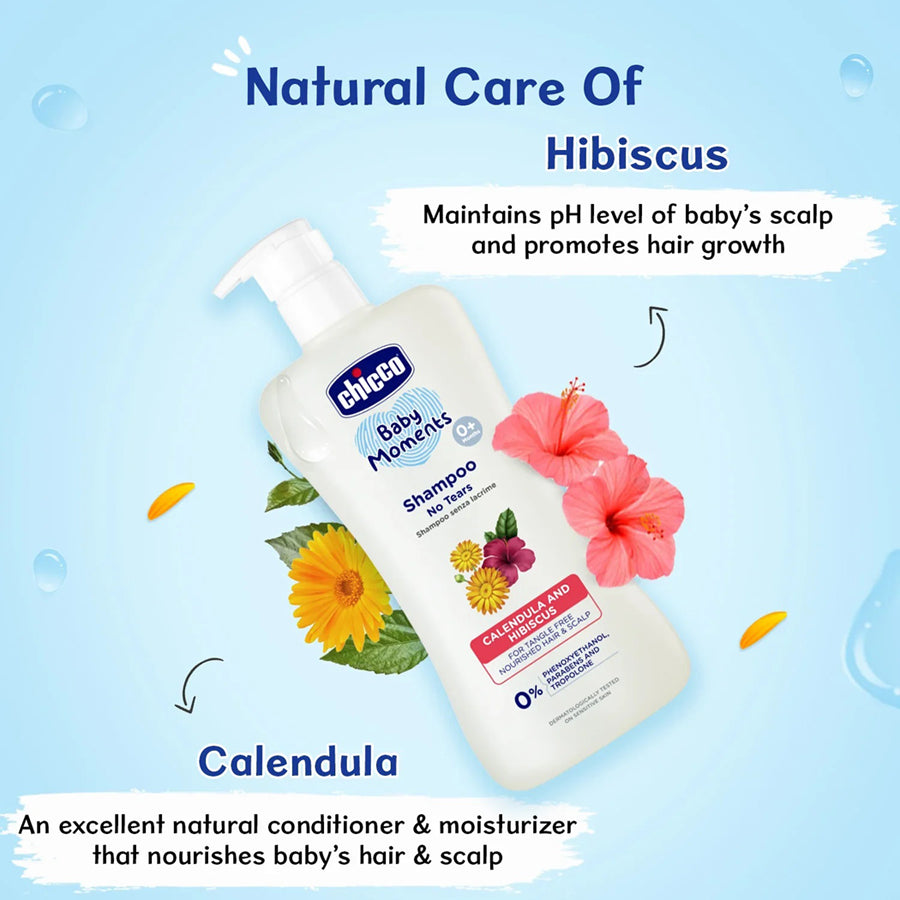 Chicco Baby Shampoo Calendula And Hibiscus