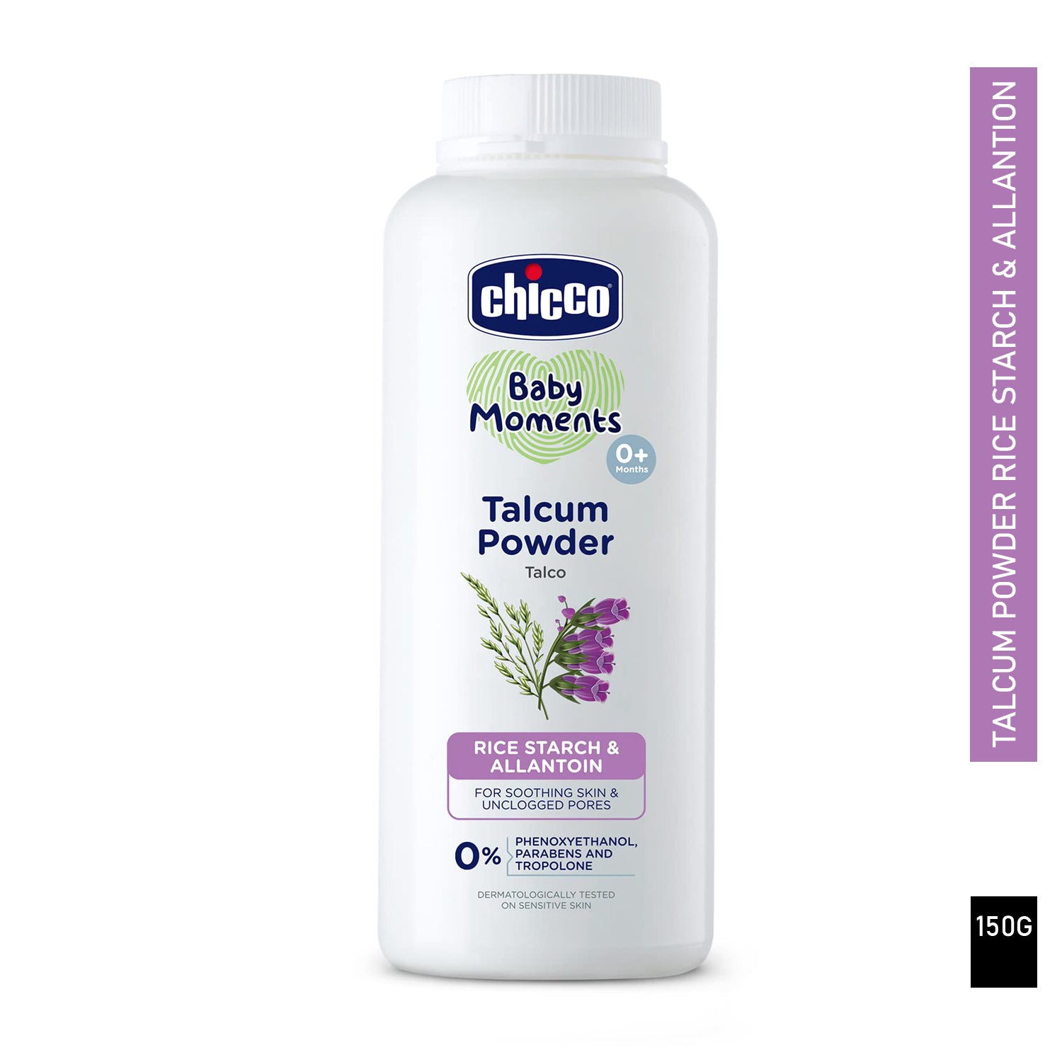 Chicco Baby Talcum Powder Rice Starch & Allantion