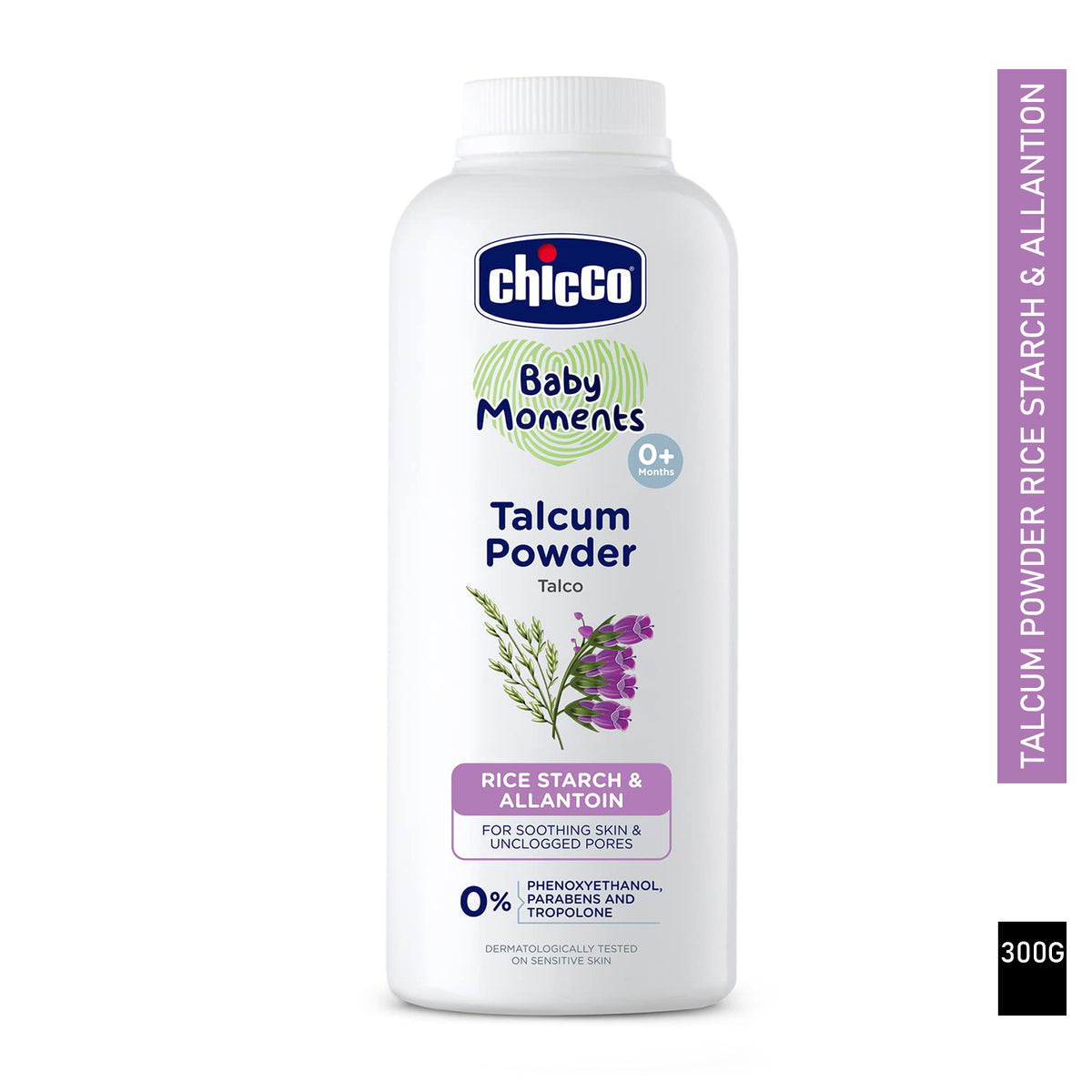 Chicco Baby Talcum Powder Rice Starch & Allantion