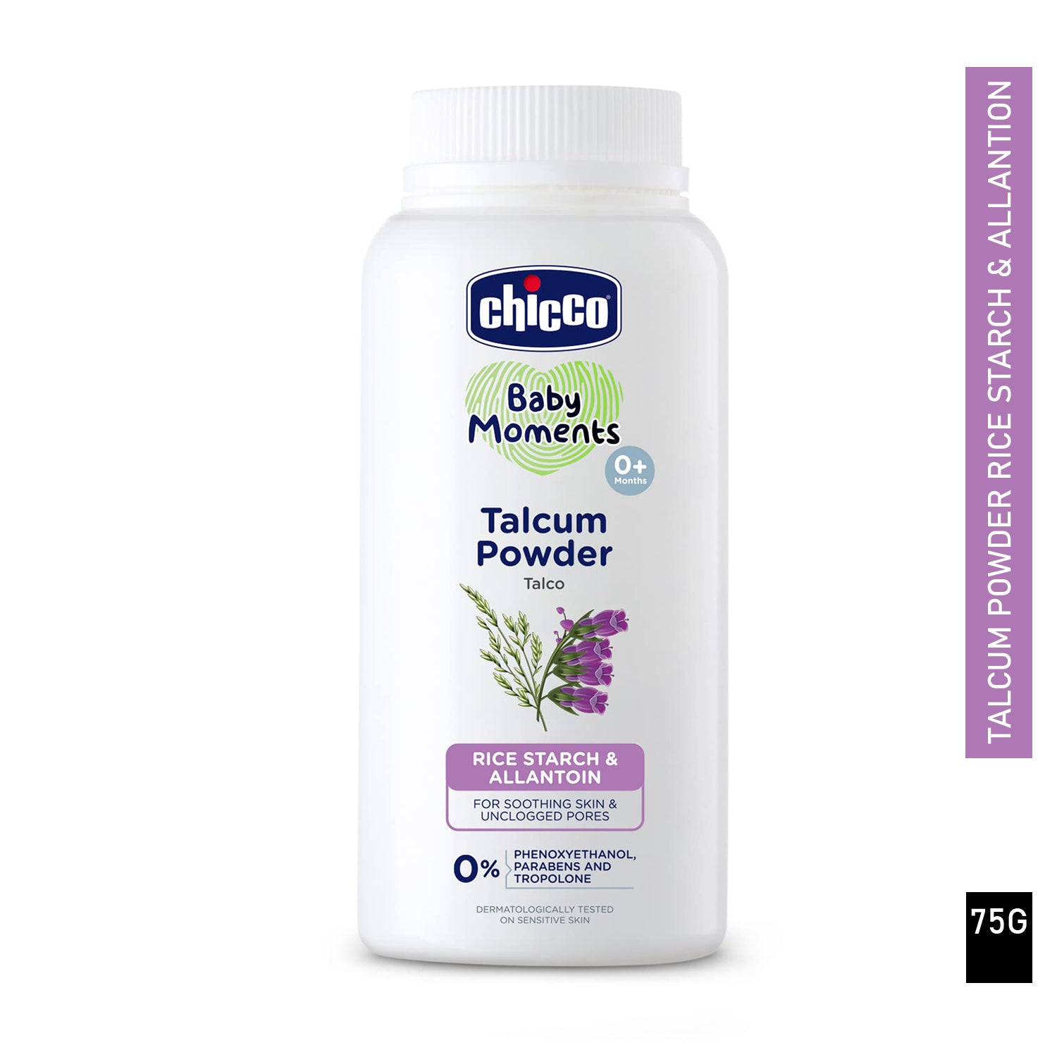 Chicco Baby Talcum Powder Rice Starch & Allantion