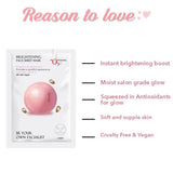 O3+ Brightening Face Sheet Mask With Glycolic
