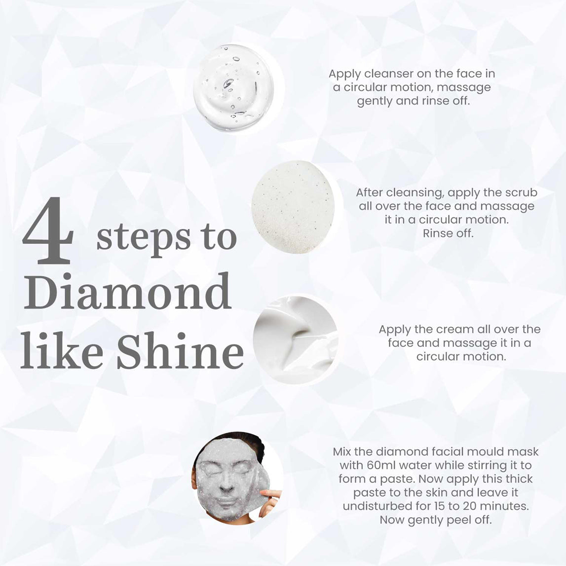 O3+ Diamond Facial Kit With Peel Off Mask