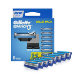 Gillette Mach3 Fresh Clean 8N Cartridges