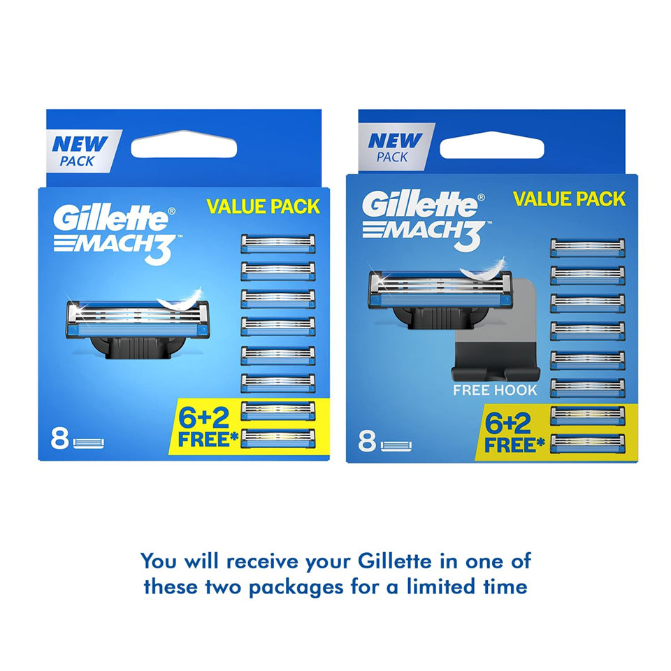 Gillette Mach3 Fresh Clean 8N Cartridges
