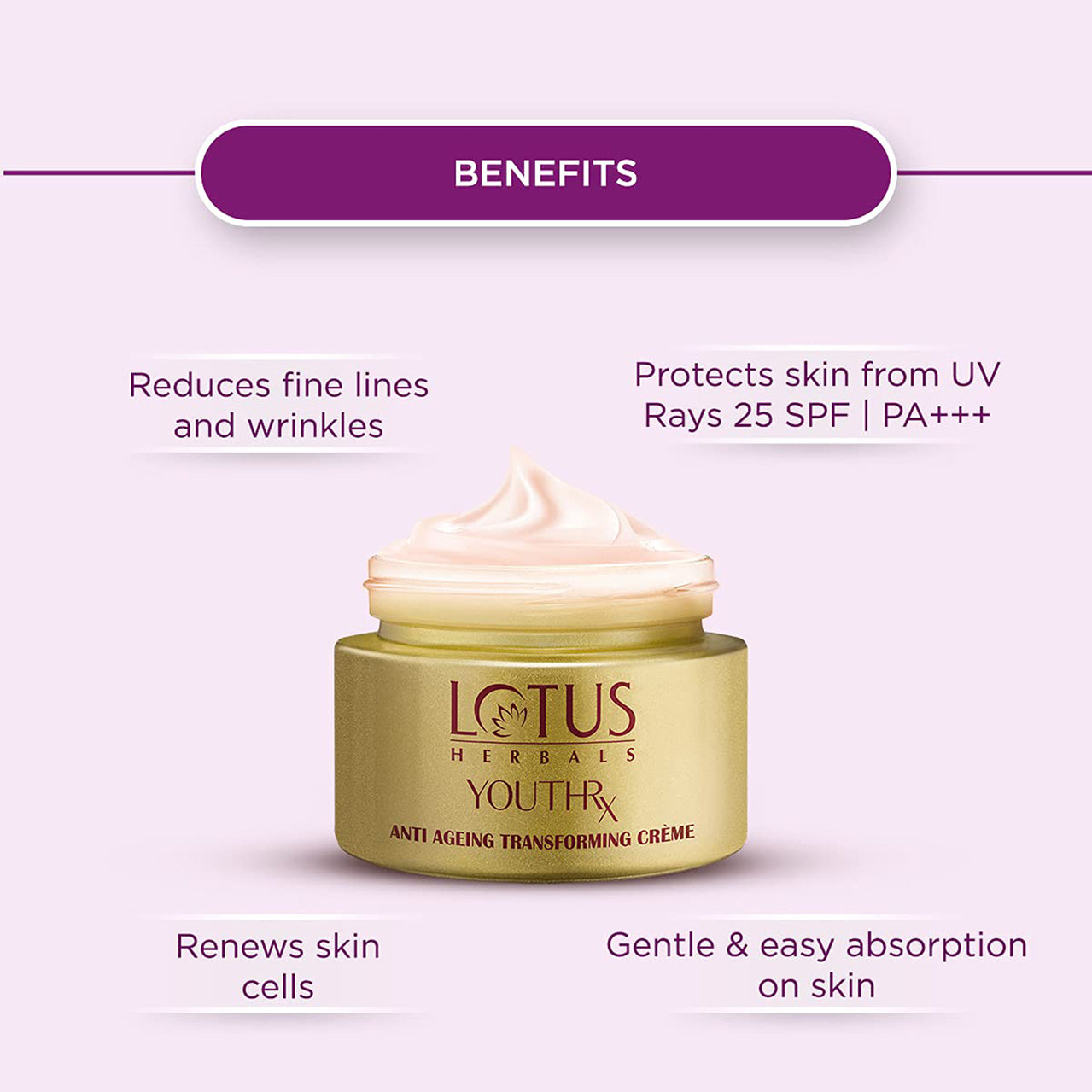 Lotus Youth Rx Anti Ageing Transforming Creme