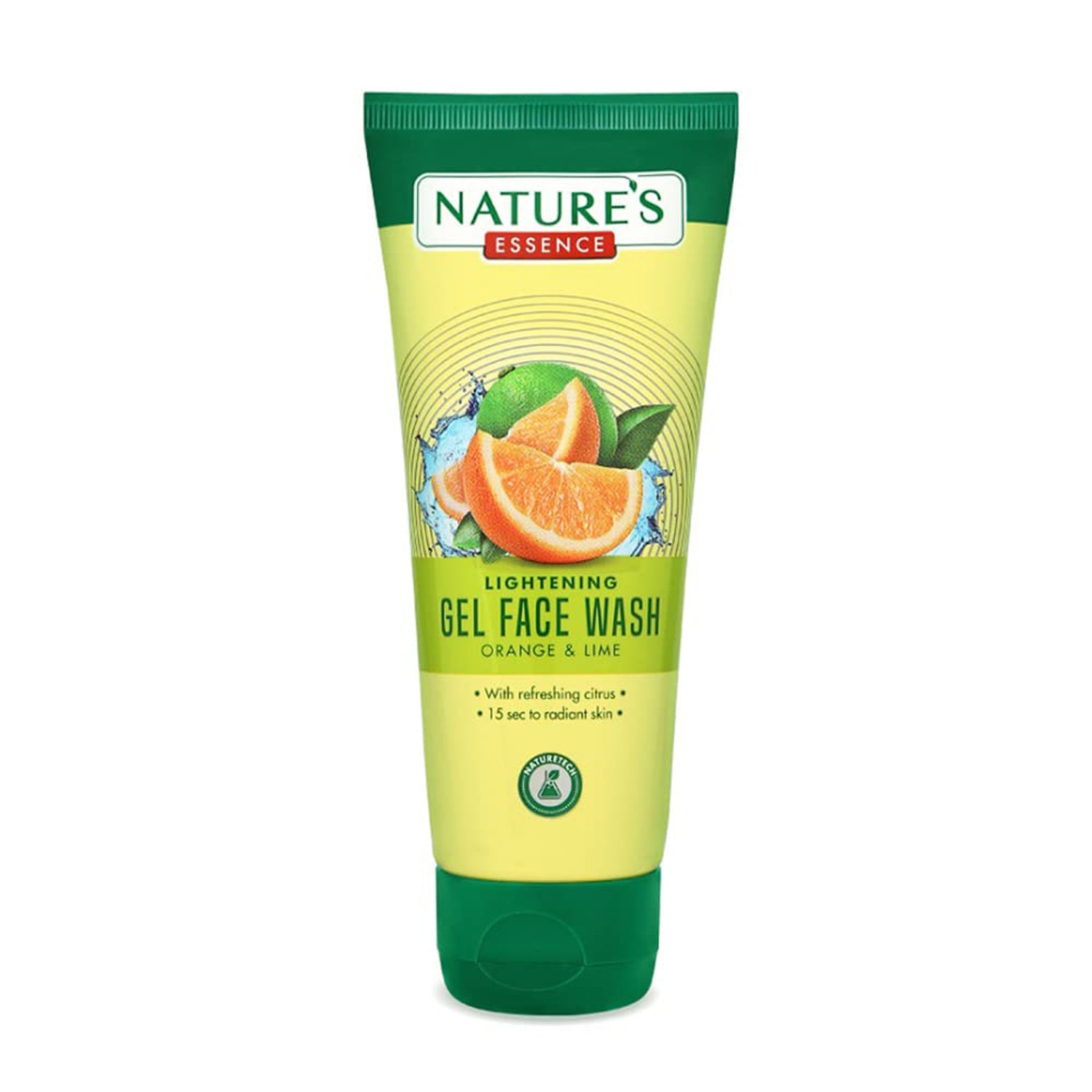 Natures Essence Lightening Gel Face Wash Orange & Lime 65Ml