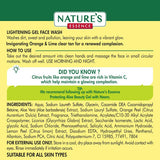 Natures Essence Lightening Gel Face Wash Orange & Lime 65Ml