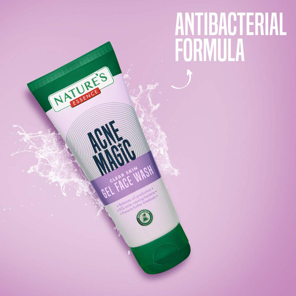 Natures Acne Magic Clear Skin Gel Face Wash 65Ml