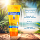 Vlcc Radiance Pro Spf 30 Pa+++ Sunscreen Gel