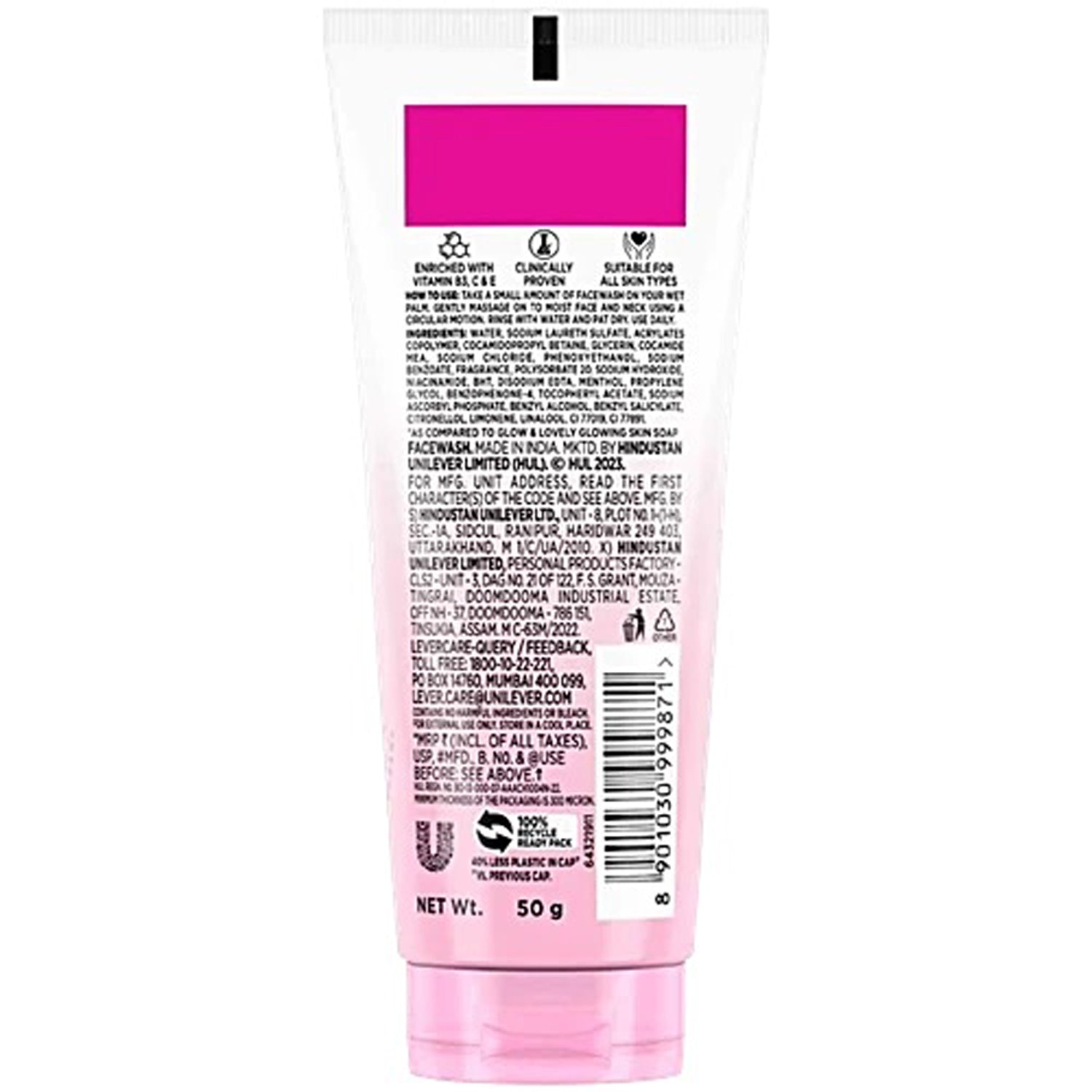 Fair & Lovely Glow & Lovely Bright Glow Facewash