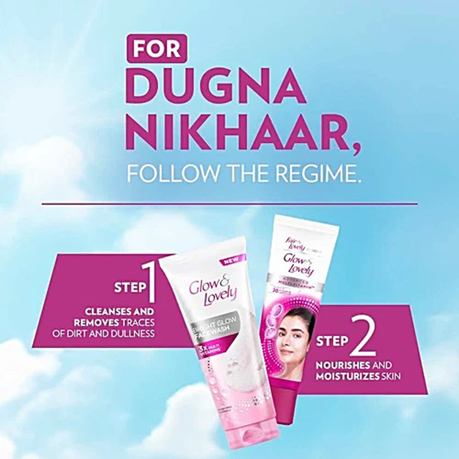 Fair & Lovely Glow & Lovely Bright Glow Facewash