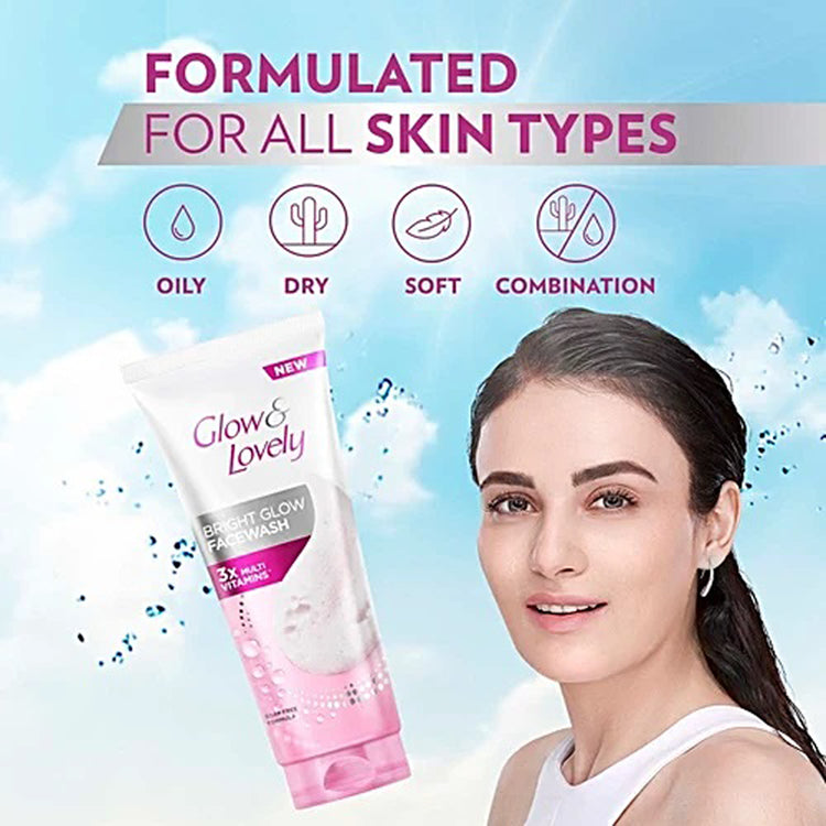 Fair & Lovely Glow & Lovely Bright Glow Facewash
