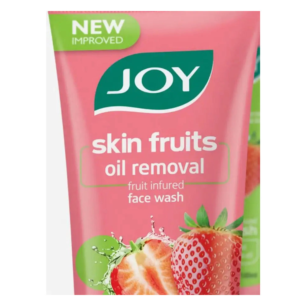 Joy Skin Fruits Oil Removal Fruit Infused Strawberry Face Wash 100Ml
