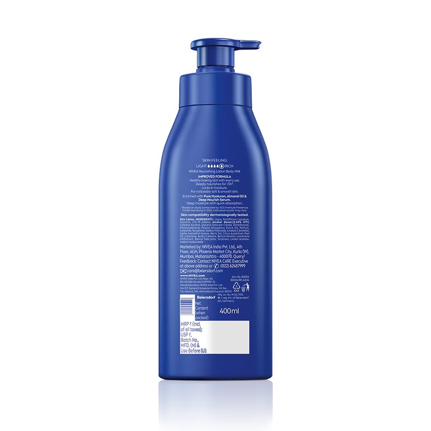 Nivea 5 In 1 Complete Care Nourishing Lotion Body Milk