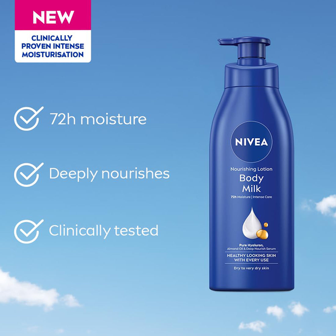Nivea 5 In 1 Complete Care Nourishing Lotion Body Milk