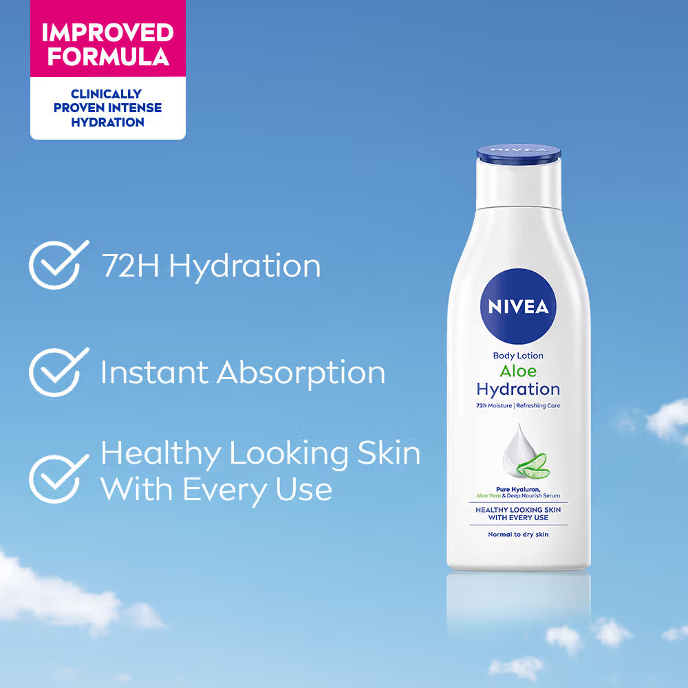 Nivea Body Lotion Aloe Hydration 5In1 Complete Care 200Ml