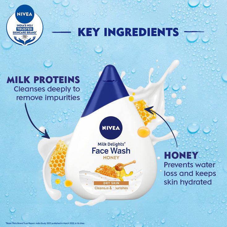 Nivea Milk Delights Honey Face Wash