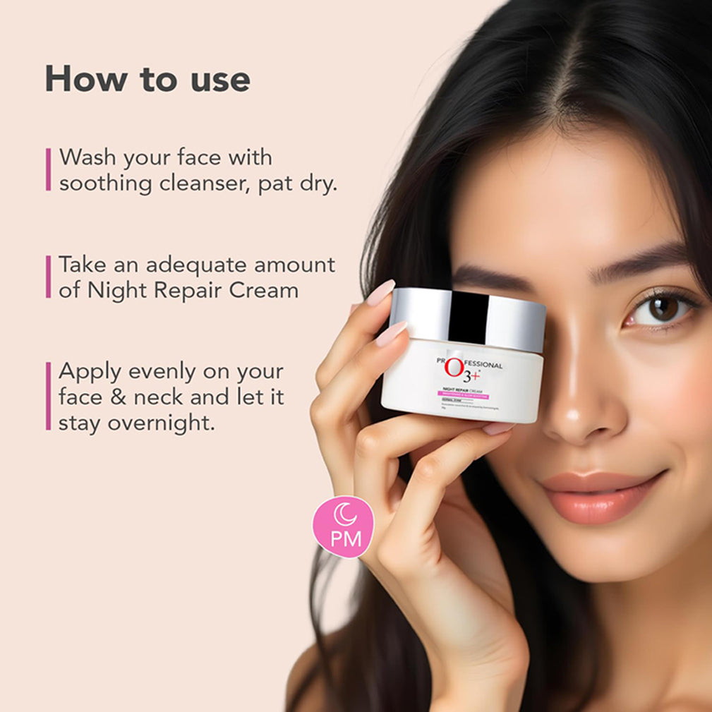 O3+ Night Repair Cream Dermal Zone 50G