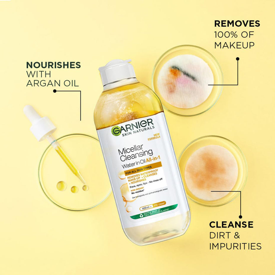 Garnier Micellar Cleansing Water In Oil All In 1 For All Skin Types