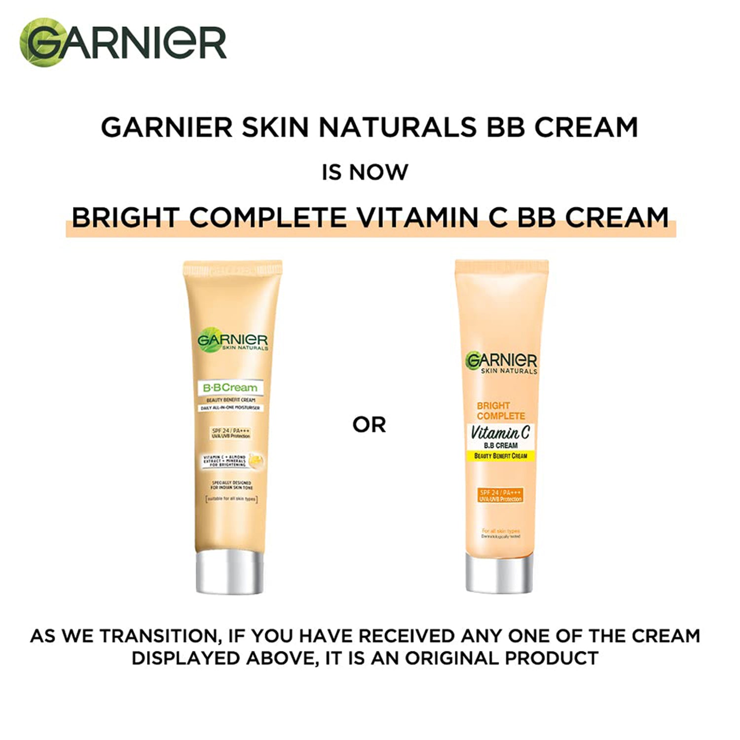 Garnier Skin Naturals Bb Cream Spf 24/Pa+++ Uva/Uvb Protection