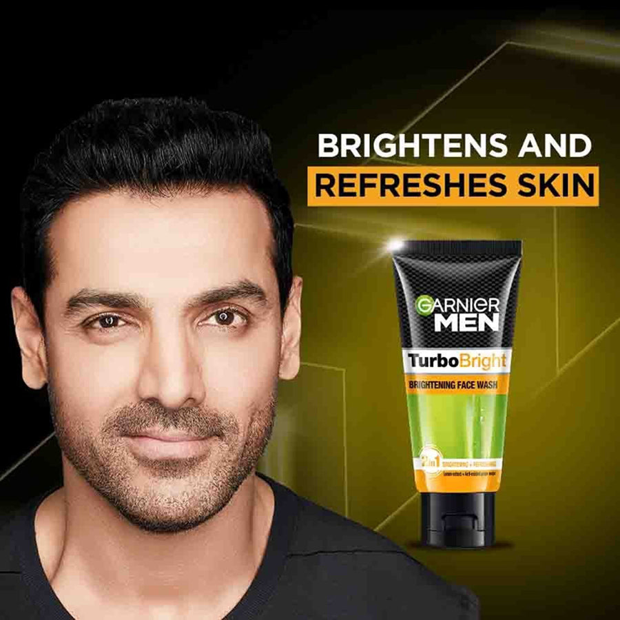 Garnier Men Turbo Bright Brightening Face Wash 100G
