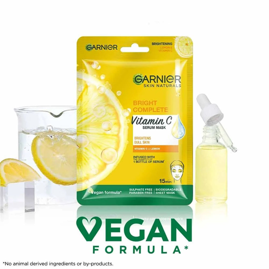 Garnier Bright Complete Serum Sheet Mask 28G