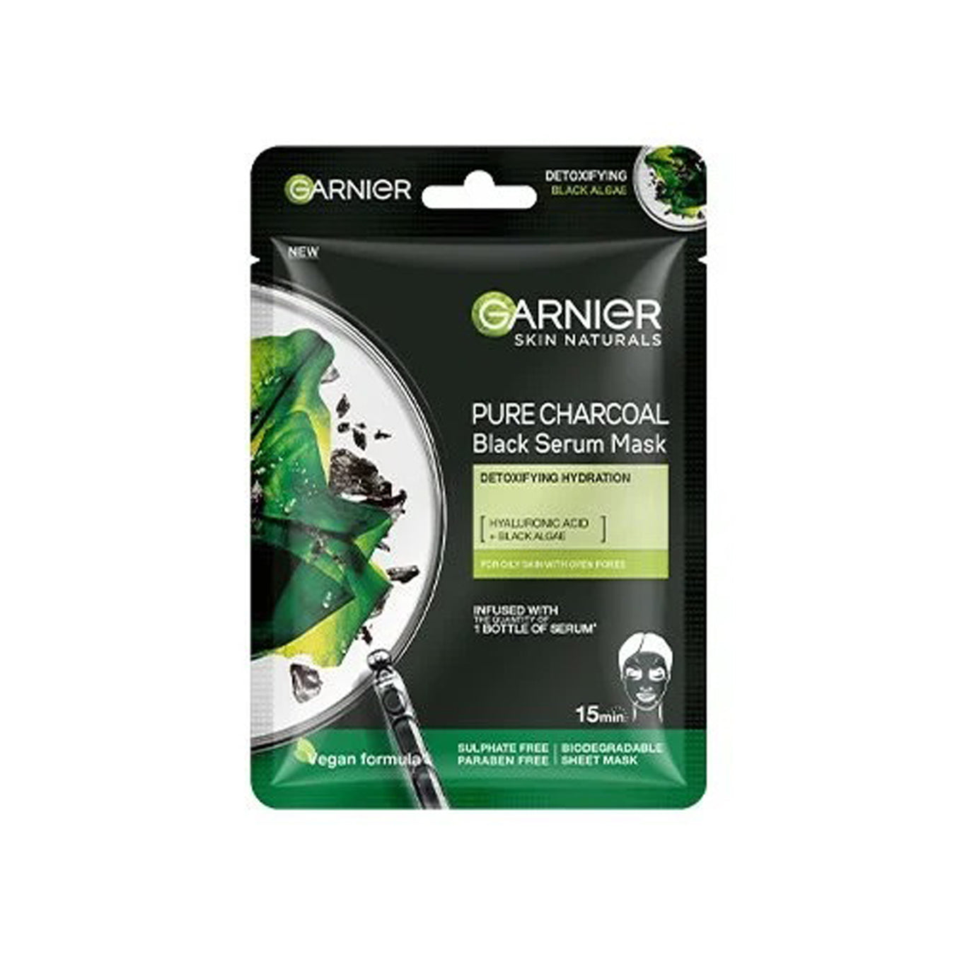 Garnier Charcoal Serum Sheet Mask 28G